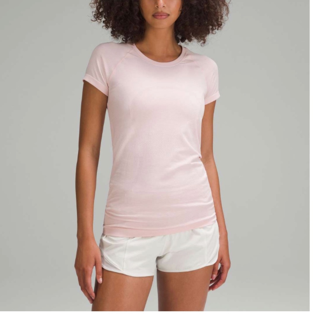 Lululemon Swiftly Tech Short-Sleeve Shirt 2.0 Flush Pink / Flush Pink Size 8